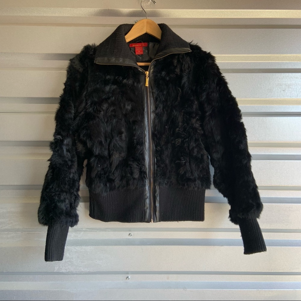 Rabbit fur jacket